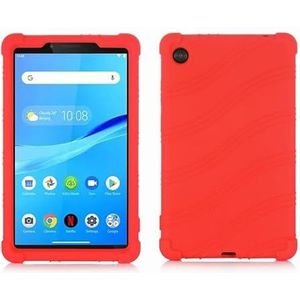 Case Geschikt for Lenovo Tab M7 Gen 3 TB-7305x Tb-7306 Kinderen Veilig Shockproof Silicone Cover Tablet Beschermhoes (Color : Red)