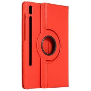 360 Graden Roterende Flip Stand Tablet Case Geschikt for Samsung Galaxy Tab S9 S8 Ultra S7 S8 S9 Plus S7 FE Case (Color : Red, Size : For Tab S8 Plus 12.4"")