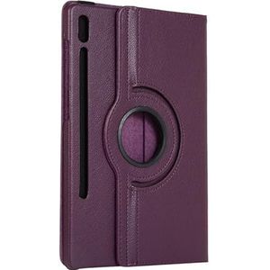 360 Graden Roterende Flip Stand Tablet Case Geschikt for Samsung Galaxy Tab S9 S8 Ultra S7 S8 S9 Plus S7 FE Case (Color : Purple, Size : For Tab S8 Ultra 14.6)