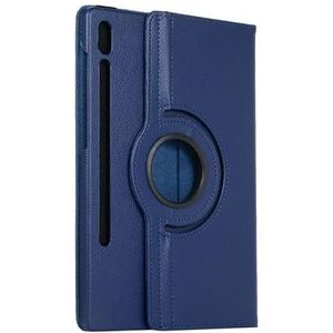 360 Graden Roterende Flip Stand Tablet Case Geschikt for Samsung Galaxy Tab S9 S8 Ultra S7 S8 S9 Plus S7 FE Case (Color : Dark Blue, Size : For Tab S8 Ultra 14.6)
