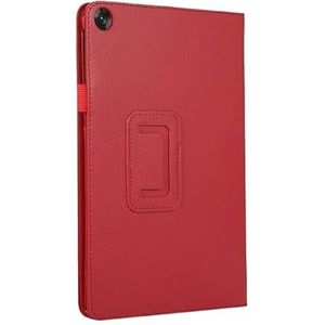 Geschikt for Lenovo Tab M7 7.0 TB-7305F M8 8.0 inch TB-8705F TB-8505F TB-8506F 3e Gen Case Flip PU Leather stand Cover (Color : Red, Size : Tab M8 8.0 TB-8505)