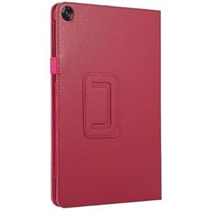 Geschikt for Lenovo Tab M7 7.0 TB-7305F M8 8.0 inch TB-8705F TB-8505F TB-8506F 3e Gen Case Flip PU Leather stand Cover (Color : Deep Rose, Size : M8 3rd 8.0 TB-8506F)