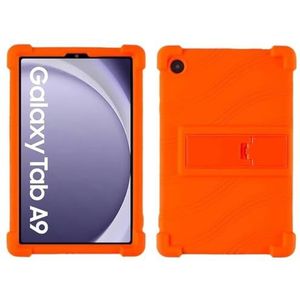 Tablet Case Stand Cover Geschikt for Samsung Galaxy Tab A9 8.7 Inch (2023) SM-X115N X115 X110 A9 Plus 11 inch Silicon Case (Color : Orange, Size : For Tab A9 8.7"")