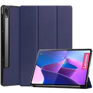 Beschermende Tablet Funda Geschikt for Lenovo Tab P12 Pro 12.6 ""/ Xiaoxin Pad Pro 12.6 2021 TB-Q706F Solid Hard PC Cover (Color : Dark blue, Size : For Tab P12 Pro 12.6)