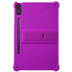 Silicon kids Cover Geschikt for Lenovo Tab P12 TB371FC 12.7 ""/Xiaoxin Pad Pro 12.7"" TB370FU TB370XU K12 TB240FC Tablet Case (Color : Purple, Size : For Xiaoxin Pad Pro 12.7)