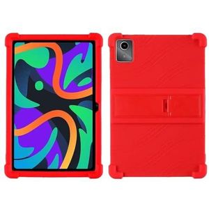 Zachte Siliconen Huid Shell Tablet Case Geschikt for Lenovo Xiaoxin Pad 2024 TB-331FC Tab M11 TB-330FU 11 inch (Color : Red, Size : For Tab M11 TB-330FU)