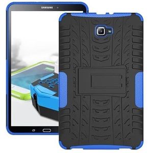 Geschikt for Samsung Galaxy Tab EEN A6 10.1 2016 Case T580 T585 T580N T585N 10.1 inch Tablet TPU + PC Shockproof Stand Cover (Color : Blue)