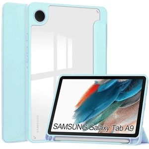 Transparante Terug Tablet Cover Geschikt for Samsung Galaxy Tab A9 8.7inch2023 A9 Plus 11inch Schokbestendige Case (Color : Sky Blue, Size : A9 Plus 11 inch)