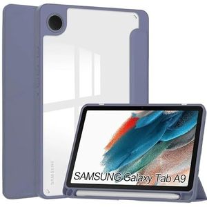 Transparante Terug Tablet Cover Geschikt for Samsung Galaxy Tab A9 8.7inch2023 A9 Plus 11inch Schokbestendige Case (Color : Gray Blue, Size : A9 8.7 inch)