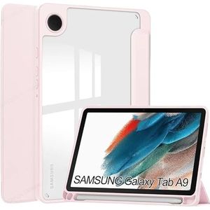 Transparante Terug Tablet Cover Geschikt for Samsung Galaxy Tab A9 8.7inch2023 A9 Plus 11inch Schokbestendige Case (Color : Pink, Size : A9 8.7 inch)