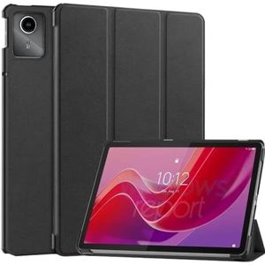 Suitable For Lenovo Tab M11 TB330FU TB331FC/Xiaoxin Pad 2024 11 inch Tri-Folding Stand Smart Tablet Cover (Color : Black, Size : For Xiaoxin Pad 2024)
