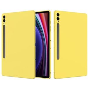 Geschikt for Samsung Galaxy Tab S9 Ultra Plus 2023 Case Zachte Siliconen Schokbestendig 14.6 12.4 11 Inch Tablet Cover shell (Color : Yellow, Size : For Tab S9 Plus)