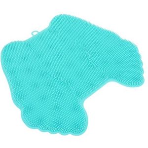 Voetverzorging 1Pc Siliconen Voetborstel Douche Acupressuurmat Siliconen scrubbers Voetmassage Scrubber Siliconen Voet Scrubber Voetmassage mat Voetborstel Schonere voeten Pedicure Borstel (Color : B