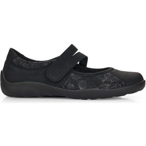 Remonte - R3510 Instapper - Zwart - Rubber - Textiel