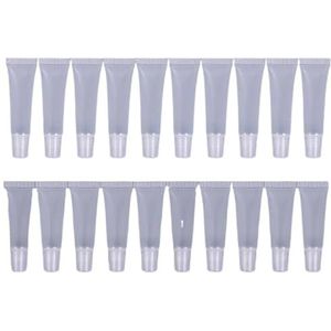 50 stks/partij 8/15 ml Lege Lipstick Tube Clear Lipgloss Squeeze Tubes Hervulbare Mini Cosmetische Tubes for Comestic Make-up en Reistoiletartikelen (Size : 8ML)