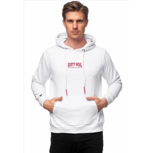 Rusty Neal - Heren Sweatshirt - Wit - Hoodie - Italianstyle