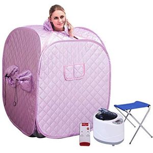 Portable Steam sauna, Draagbare Sauna Therapeutische Steam, 2L Portable Sauna Spa Steamer, Foldable Sauna Spa Machine, for Huis Personal Spa en Indoor Body Slimming Therapy lazy spa