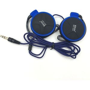 Christiane Q940 3 5 mm Super Bass EarHook oortelefoon voor MP3-speler computer Mobile (blauw geen MIC)
