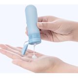 Travel Silicone Dispensing Bottle Travel Cosmetic Lotion Shampoo Bath Dew Cream Skin Care Product Small Bottle(Pink)