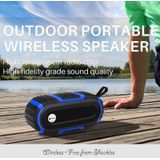 Nieuwe Rixing NR5016 draadloze draagbare Bluetooth speaker stereo geluid 10W systeem muziek subwoofer kolom  ondersteuning TF Card  FM (groen)