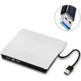 Geborsteld textuur USB 3 0 POP-UP mobiele externe DVD-RW DVD/CD herschrijfbare schijf externe ODD & HDD-apparaat