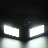 Dubbele platte Spotlight 48 LED waterdichte PIR bewegings sensor Solar Light