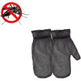 Camping Adventure Anti-Mosquito Suit Zomer Vissen Ademende Mesh Kleding  Specificatie: 2 STUKS Anti-mug Handschoenen (S / M)