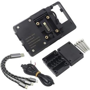 Motorfiets Accessoires Stuur Mobiele Telefoon Navigatie Beugel Voor MT 09 MT09 Tracer 900 2016 2017 (Color : A)