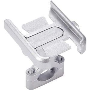Motor Accessoires Mobiele Telefoon Navigatie Beugel Stuur Telefoon Houder Voor Kawasaki ER 6N ER-6N 2012-2022 (Color : SILVER- A)