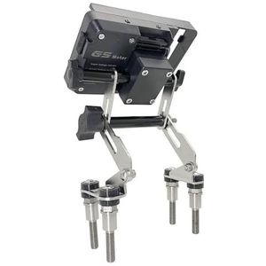 Motorfiets Mobiele Telefoon Houder Navigatie Houder Vervangende Onderdelen Voor F700GS F800GS F700 GS F 700GS F800 GS 2008-2017 (Color : D with USB charging)