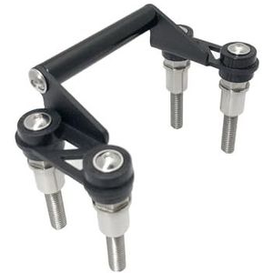 Motorfiets Mobiele Telefoon Houder Navigatie Houder Vervangende Onderdelen Voor F700GS F800GS F700 GS F 700GS F800 GS 2008-2017 (Color : A- Bracket Black)