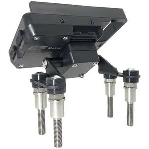 Motorfiets Mobiele Telefoon Houder Navigatie Houder Vervangende Onderdelen Voor F700GS F800GS F700 GS F 700GS F800 GS 2008-2017 (Color : A with USB charging)