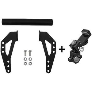 Motorfiets Accessoires GPS SMARTPHONE Navigatie Beugel Passen Houder Voor Suzuki V-Strom/DL1000 ABS 2014-2019 (Color : A, Size : 2)