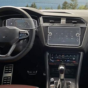 Mooi duurzaam Voor VW Tiguan 2021 2022 8 Inch Auto Infotainment Radio Gps Navigatie Screen Protector Dashboard: (Color : Gps and instrument)