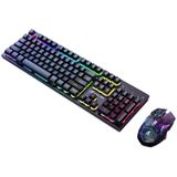 Attack Shark T3RGB RGB lichtgevend draadloos toetsenbord en muis set