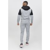 Zayne Milano - Heren Joggingspak - Grijs met Zwart - Style-Italie