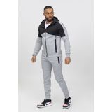 Zayne Milano - Heren Joggingspak - Grijs met Zwart - Style-Italie