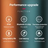 Lenovo X3 Pro Bone Conduction draadloze Bluetooth 5.3 sportkoptelefoon met microfoon