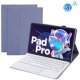 Voor Lenovo Xiaoxin Pad 2022 10.6 inch/Tab M10 Plus 10.6 3rd Gen 2022 AM20-A Lamsvacht Textuur Bluetooth Touch Toetsenbord Lederen Tablet Case