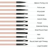 Acryl Thee Kleur Pen Borstel Schoonheid Nagel Pen Kleur Schilderen Tekenpen Lichttherapie Pen(KS01)
