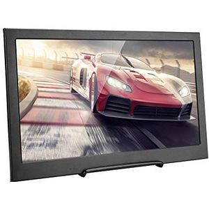 1920X1080 14-inch scherm, mini-IPS ultradunne kijkhoekmonitor, HD MINI HDMI draagbaar scherm met achtergrondverlichting en ingebouwde dubbele luidsprekers Universeel