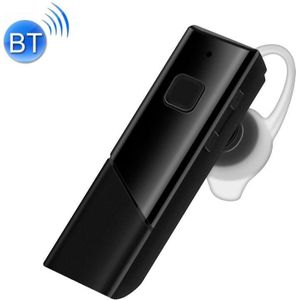 Enkele oor 4.2 Bluetooth-headset Stereo HiFi Sport Draadloze Bluetooth-headset (A1 Zwart)