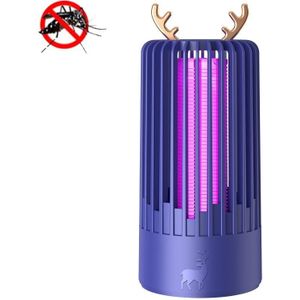 Huishoudelijke fotokatalysator Mosquito Killer Interieur USB Mute Shock Mosquito Lamp (edelsteen blauw)