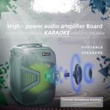 NEWIRING NRG501B Outdoor Karaoke Draadloze Luidspreker High-Power Audio-versterker met MIC