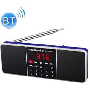 L-288AM Bluetooth Dual Speaker Radio MP3-speler Ondersteuning TF-kaart / U-schijf met LED-display