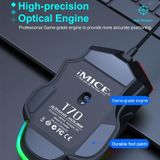 IMICE T70 8-knop 7200DPI RGB Verlichting programmeerbare bekabelde gaming muis  kabellengte: 1.8m