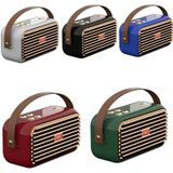 X7 Outdoor Draagbare Dubbele Speaker Draadloze Bluetooth Retro Draagbare Speaker (Zwart)