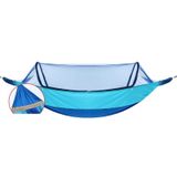 Outdoor Camping Anti-Mosquito Snel openende hangmat  Spec: Single Anti-Rollover (Sky Blue)