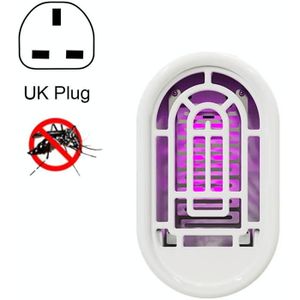 906 Draagbare Elektrische Schok Photocatalyst Mosquito Killer Lamp  Plug Specificaties: Britse plug (pictogram wit)