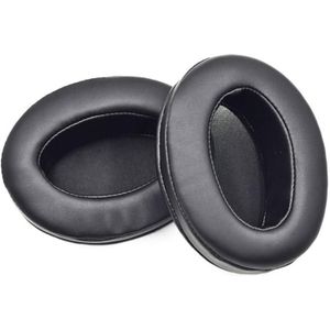 1 paar headset oorbeschermers voor audio-technica ATH-M50X / M30X / M40X / M20X  Spec: zwart-dikke eiwithuid